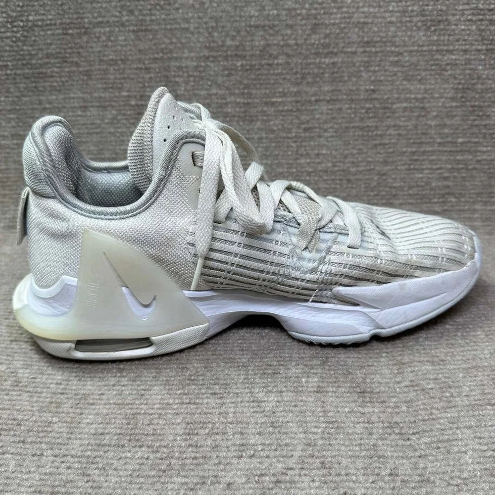 Nike LeBron Witness 6 Sneakers Men 7 White Basketball Athletic Sports CZ4052-102